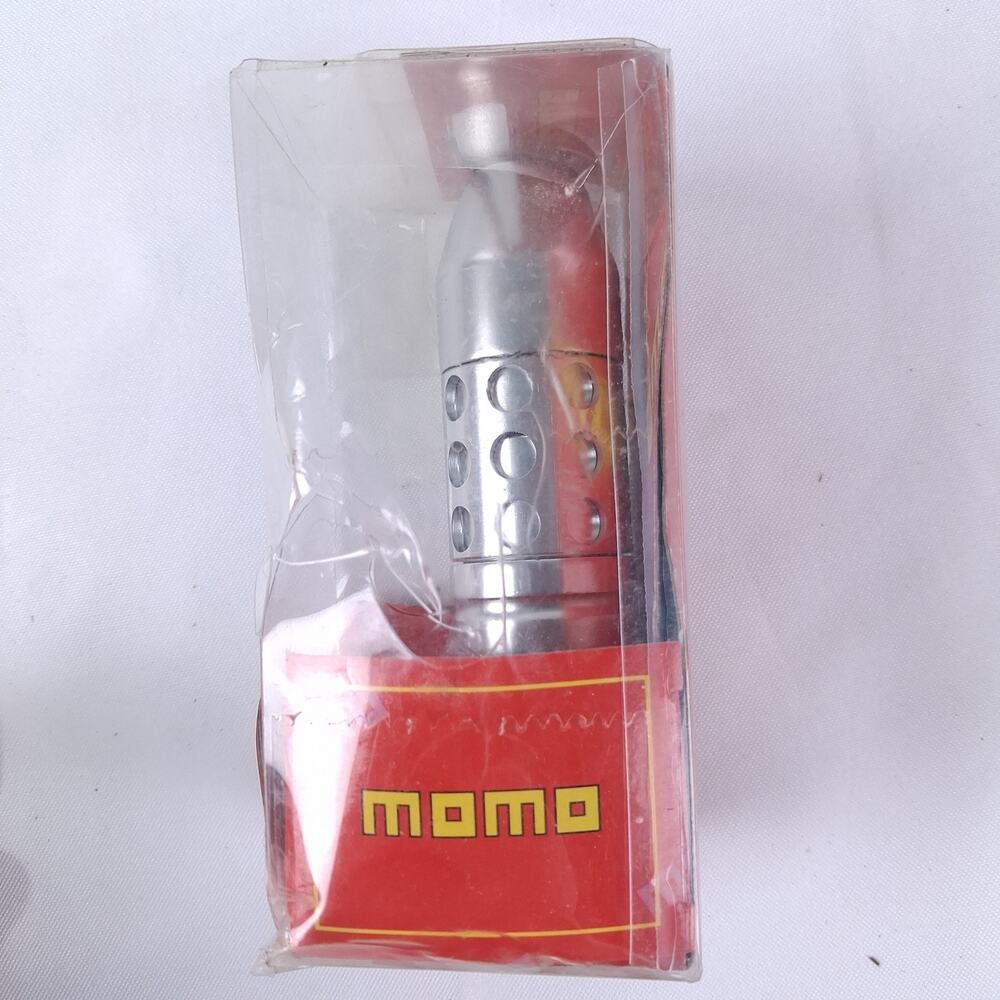 MOMO Aluminum Silver Perforated Universal Manual Car Gear Shift Knob
